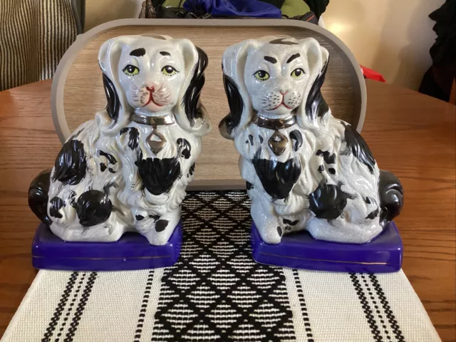 antique staffordshire dogs Wally Dogs Mantle Dogs