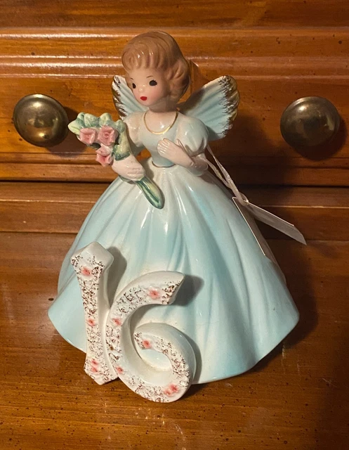 VTG - Ceramic Birthday Doll Figurine - The 16th Year - by Josef Originals