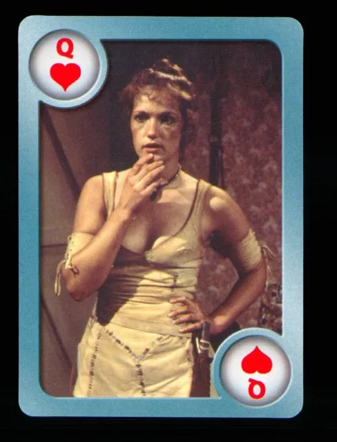 1 x playing card Dr Who - Louise Jameson - Queen of Hearts R098