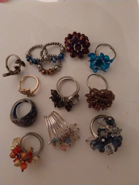 Selection Costume Jewellery Rings(13)