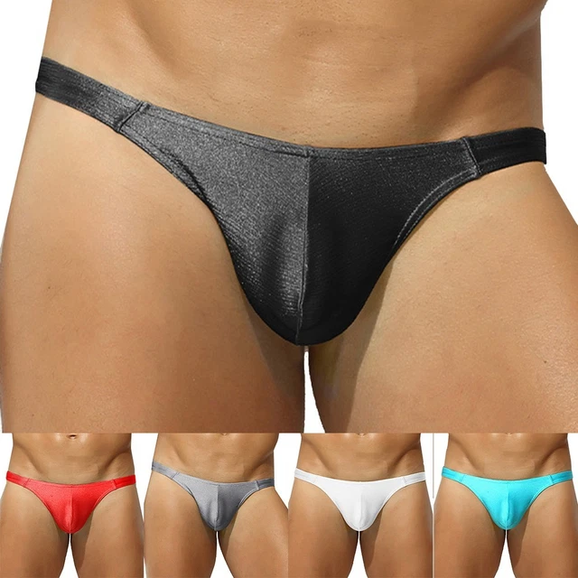 String Homme Respirant En Tissu Stretch - Taille Basse, Confortable, Noir