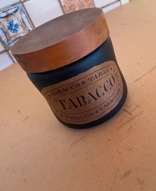 BARATTOLO DI CERAMICA DA TABACCO  SIGARI PIPA FUMO FUMATORI Made In Italy