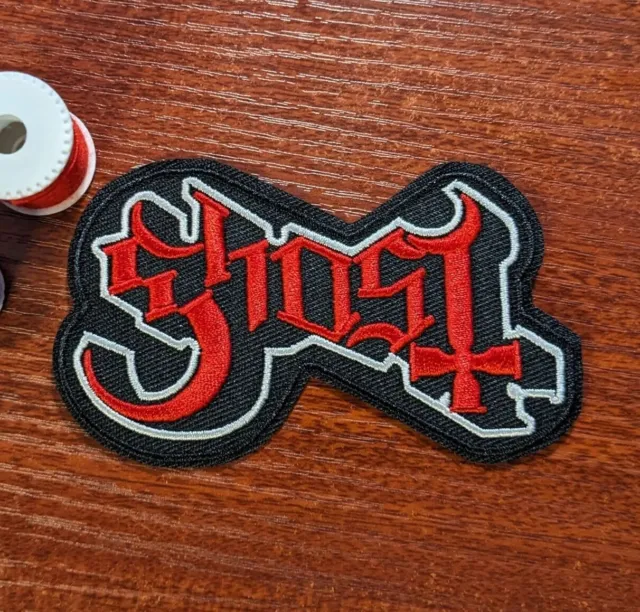 Ghost Band Patch 2.5x4" Rock Heavy Metal Music Embroidered Iron On