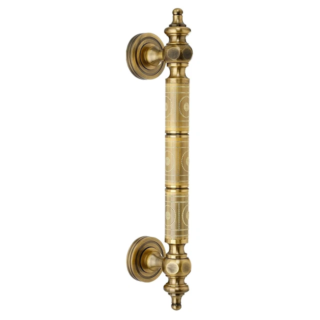 12 Inch Full Brass Main Door Handle Pull Handles for All The Doors (Pack of 1)