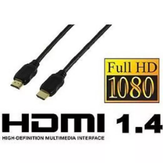 Kabel HDMI 1.4 Full HD 1080p - Contact Or TV 3D - 50 Zentimeter