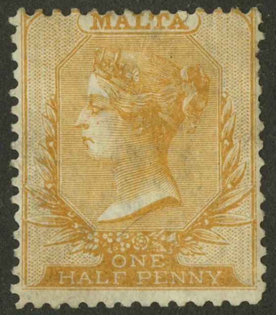 Malta  1863-80  Scott #3   UNUSED -  Shade