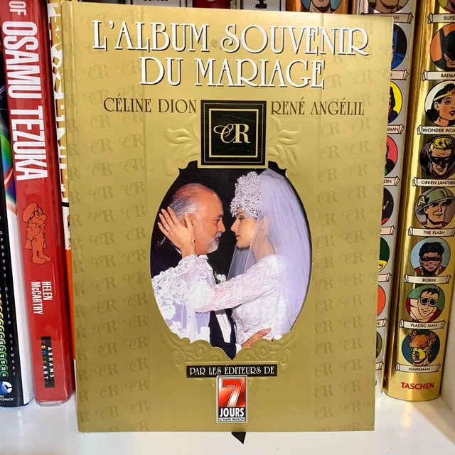 L'ALBUM SOUVENIR DU mariage Céline Dion et René Angelil (1994 Français