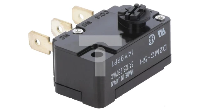 SNAP ACTION microswitch without lever SPDT 5A/230VAC IP40 D2MC5H /T2UK