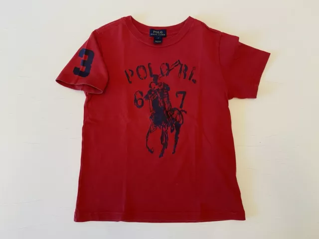 RALPH LAUREN Maglia Maniche Corte Polo T-Shirt Tg 5 anni