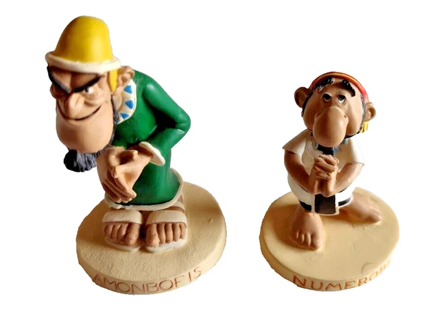 Figurines Astérix Et Obélix McDonald's 2019 - Numérobis Et Amonbofis, Neuves Sous Blister