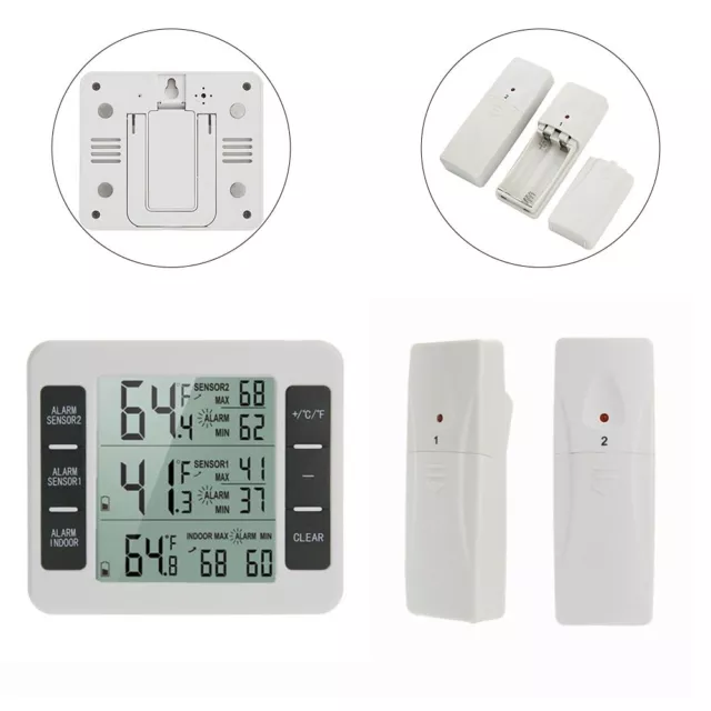 Versatile Wireless Digital Thermometer for Precise Temperature Control