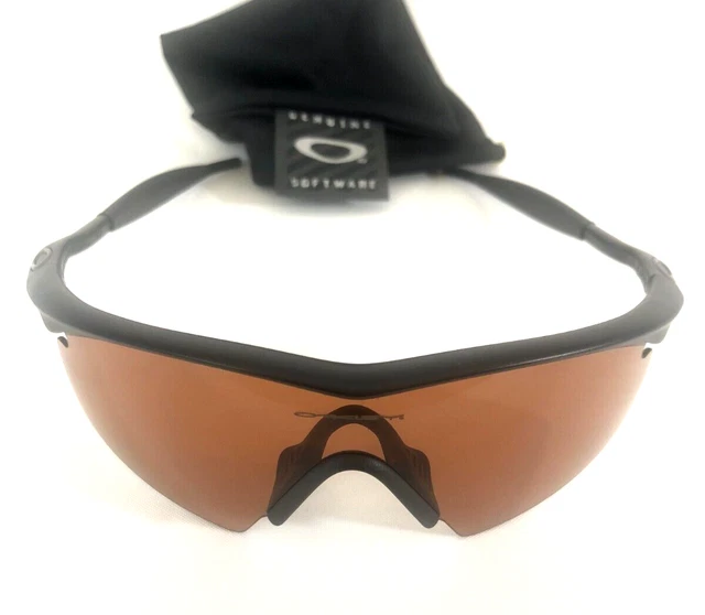 RARE OAKLEY M FRAME SUNGLASSES Z87 Matte Black Frame Gun Icons VR28 Strike Lens