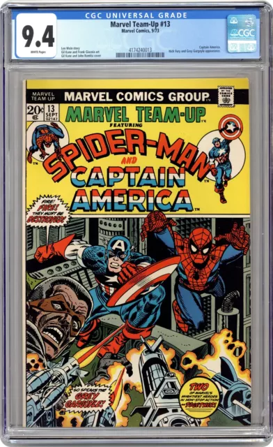 Marvel Team-Up #13 CGC 9.4 1973 4174240013