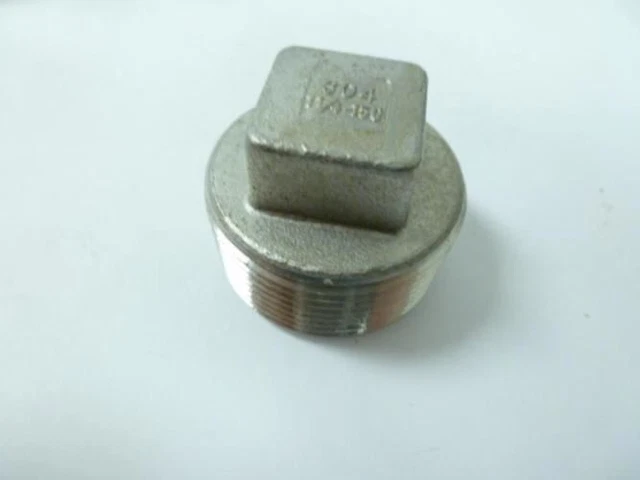 198816 New-No Box; MFG- 1LTX6C Pipe Plug; 1-1/4" NPT; 304 SS