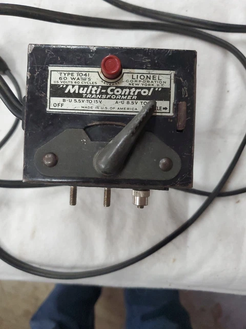 Lionel Type 1041 60 Watt Multi-Control Transformer