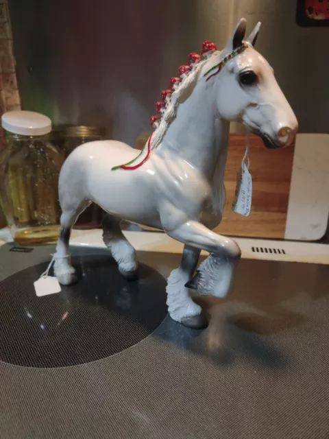 Peter Stone Christmas Glossy Holiday Trotting Drafter sleigh bells ring