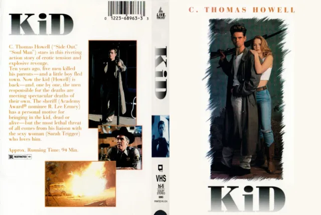Kid CUSTOM Cover likeVHS W/ Empty DVD Case (NoDiscs) PLEASE READ C Thomas Howell
