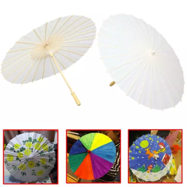 30 cm DIY Graffiti Papier Regenschirm Chinesisch Japanisch Sonnenschirm Sonne