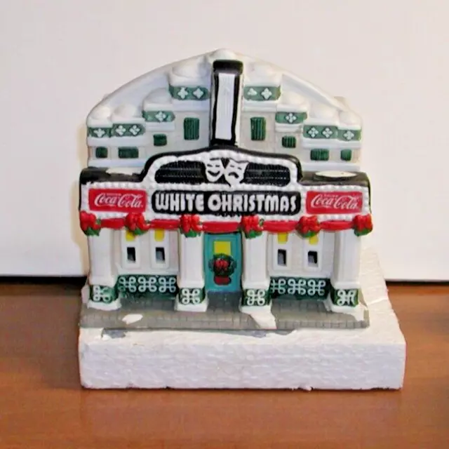 VINTAGE COCA COLA American Classic Collection White Christmas Theater