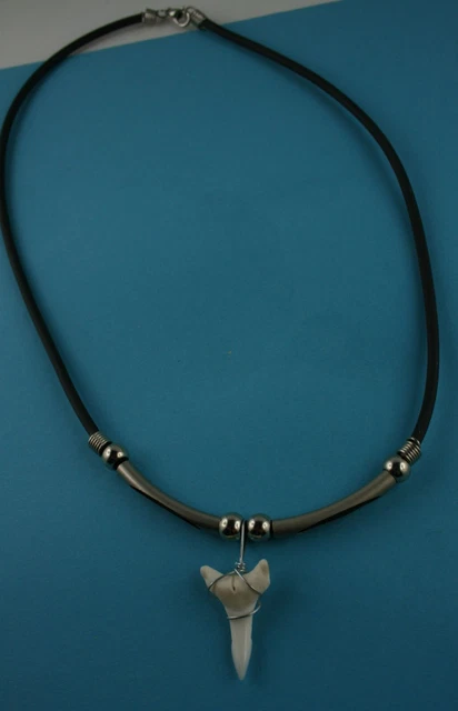 Haizahn Kette Surfer Shark Tooth Zahn Mako Hai Haifischzahn Beach