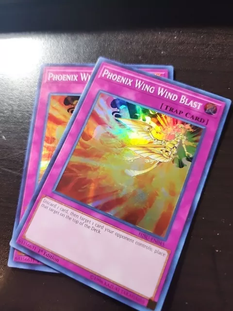 | Yugioh 2X Phoenix Wing Wind Blast HISU-EN045 Super Rare NM y21