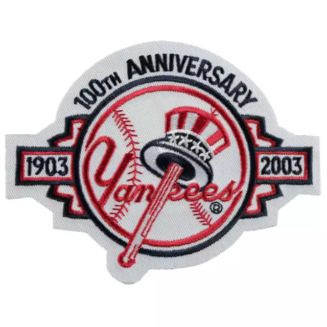 2003 New York Yankees 100th Anniversary Jersey Sleeve Logo Patch Emblem MLB