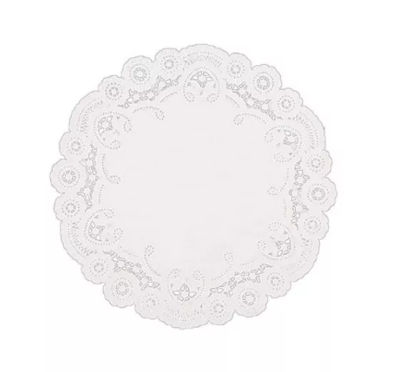 SafePro 18-Inch White Round Lace Paper Doilies, 500-Piece Case