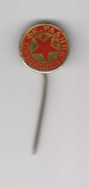 pin badge anstecknadel football club FC RADNIK Surdulica Serbia Yugoslavia