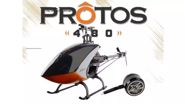 XLPower MSH PROTOS 480 FBL Flybarless elicottero RC inc motore 4015/880 KV