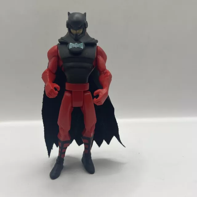 2004 DC Comic The Batman Shadow Tek Crimson Rage Batman figure Removable Cape