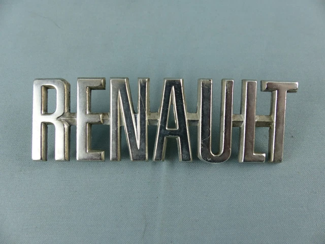 Logo / Insigne Renault D'origine - Pièce Classique - Occasion état Moyen