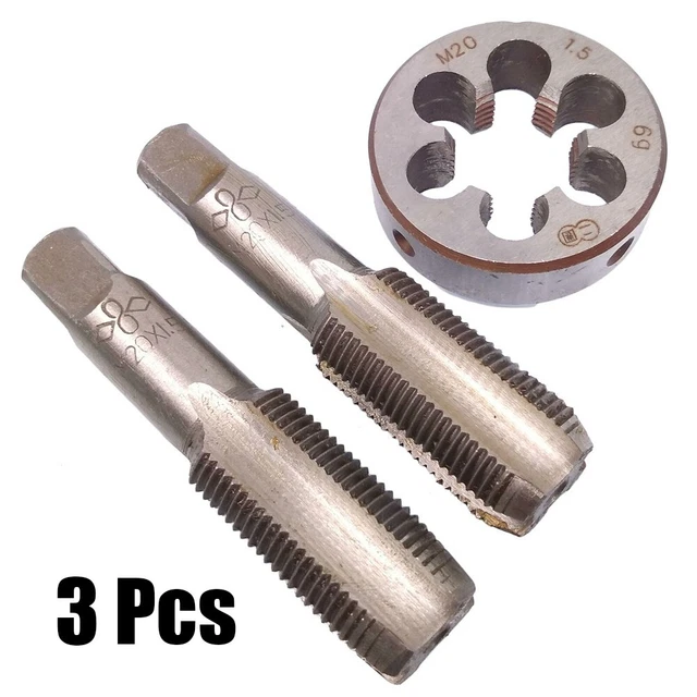 Metric Thread HSS M20 X 1.5mm M20 X 1.5mm Metric Thread Tap And Die 45mm H: 14mm