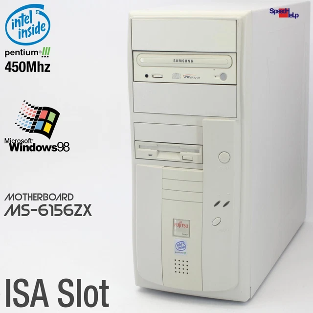 PC Ancien Siemens Scénic Pro C5, Cyrix 225MHz, 128MB, Windows 98, Avec SSD 2Go