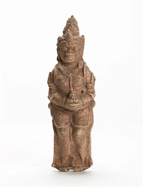 Antique Indonesian/Burmese Stucco Guardian Figure