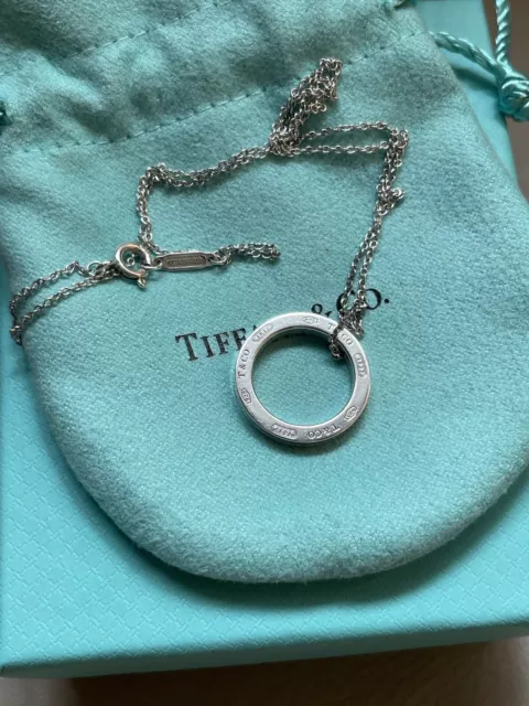 Genuine Tiffany And Co Circle Necklace