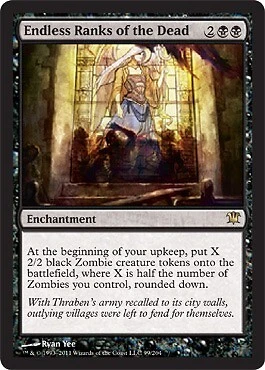 Endless Ranks of the Dead 1x FOIL ISD MTG Innistrad Rare MINT black Endless Ranks of the Dead 1x FOIL ISD MTG Innistrad Rare MINT black