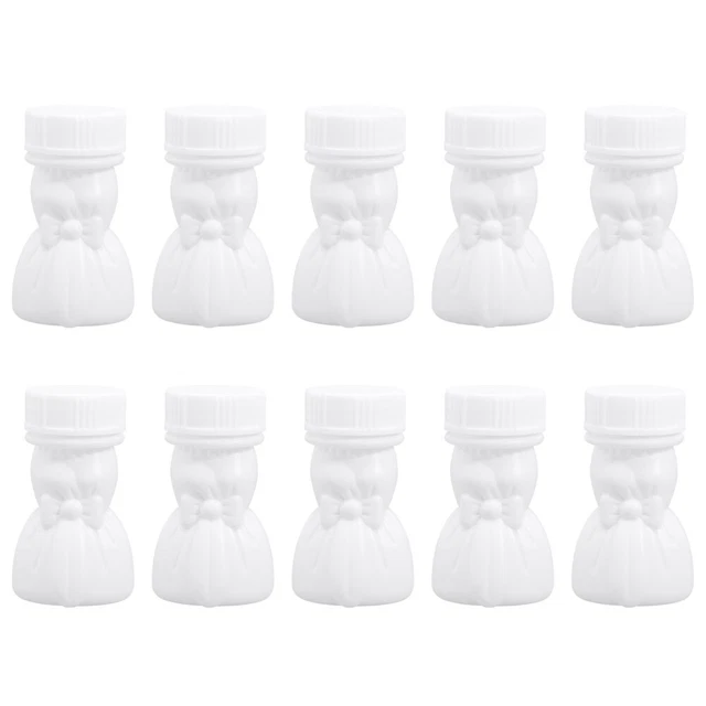 10 pz bolle asta bottiglia vuota giocattolo bolle gigante grigio chiaro bambino