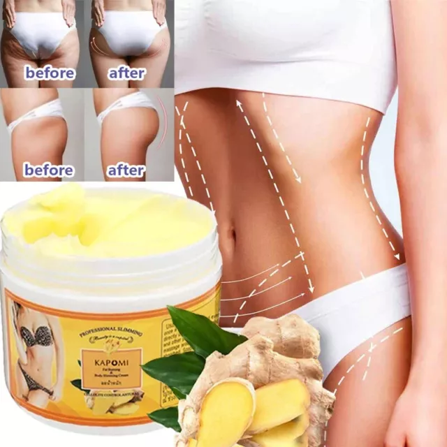 Jengibre Crema Quemagrasas De Anticelulitis Para Cuerpo Completo Adelgazamiento