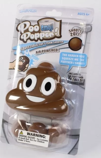 Poo Poo Popper - Fun Novelty Squeeze Toy - Party Fun - Gag Gift Shoots 20 Feet