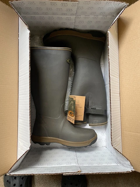 GRUBS HIGHLINE GREEN Wellingtons UK size 6 Stalking walking