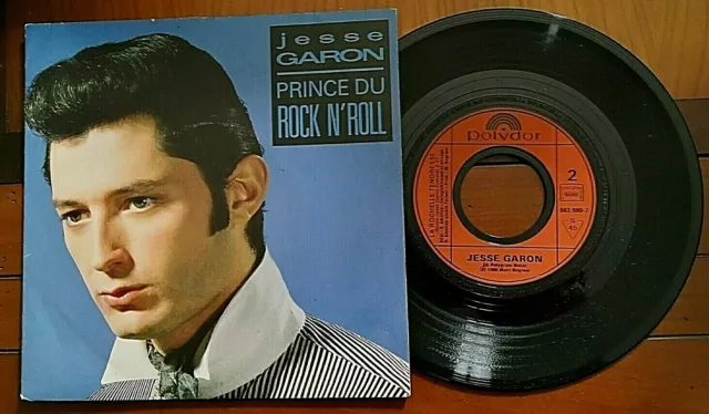 45 TOURS FRANCE JESSE GARON "Prince Du Rock N' Roll 1986