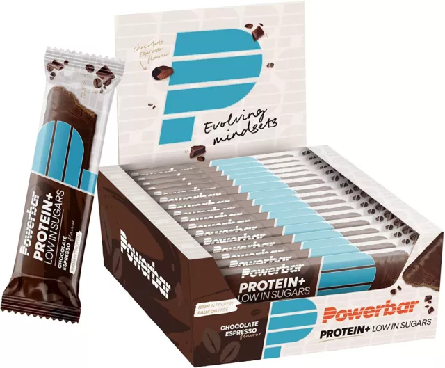 #035 Powerbar Proteine Plus Espresso Cioccolato Basso Zucchero 16x35g