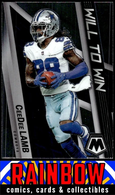 2022 Panini Mosaic #WW-18 CeeDee Lamb Will to Win