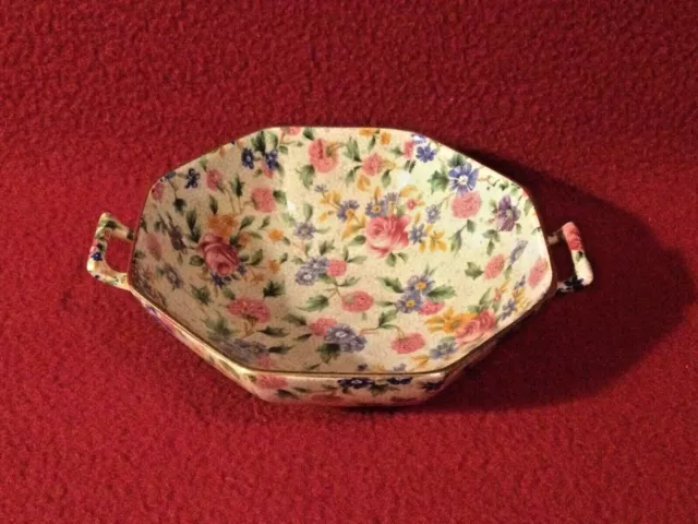 Vintage Royal Winton Grimwades "Old Country Chintz" approx. 5" dish