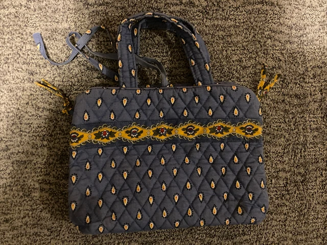 Vera Bradley Hanging Travel Toiletry Organizer Makeup Jewelry Bag French Blue