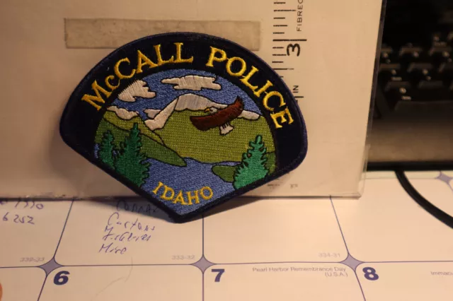 police patch   MCCALL POLICE IDAHO