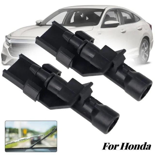 2pcs For Honda Front Windshield Wiper Water Washer Spray Nozzle Jet 76810TP6A01