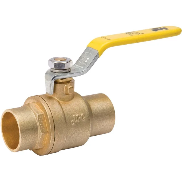3/4 In. S Brass Full Port Ball Valve 107-844NL  107-844NL 3/4" S 032888118799