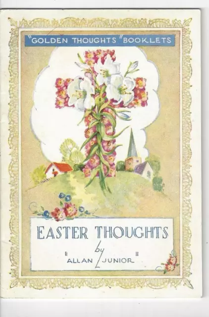 Easter Thoughts By Allan Junior - Religious Illustrated Booklet