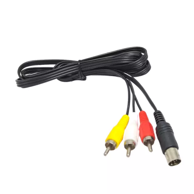 TV AV RCA Audio & Video Cord Cable Lead Adapter for SEGA Mega Drive 2 3 Console